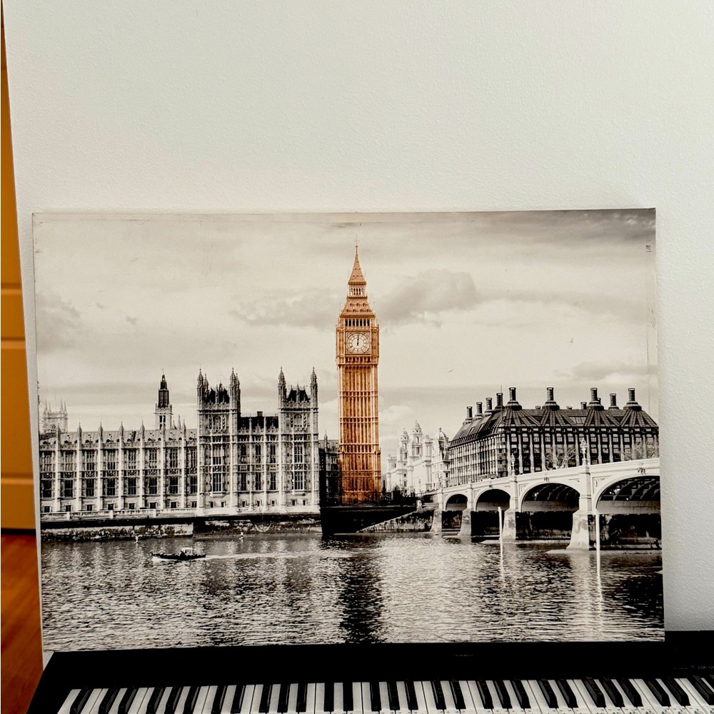 A painting of Big Ben
